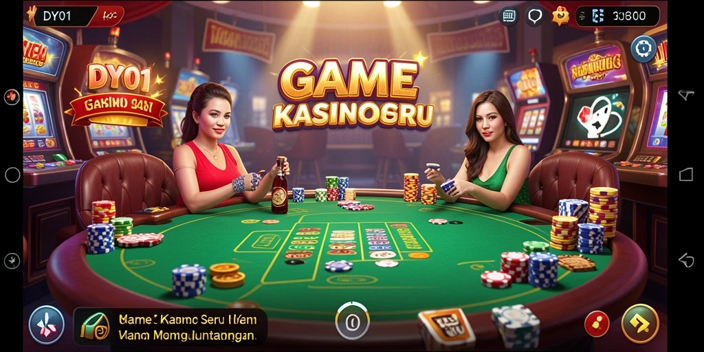 Tampilan gameplay Kasino DY01 yang seru dan menarik.