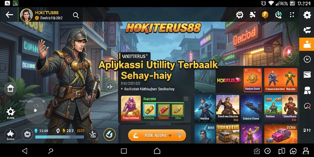 Tampilan antarmuka utama HOKITERUS88 yang intuitif dan menarik.