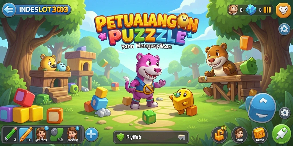 Screenshot gameplay INDESLOT303 dengan tantangan puzzle yang menarik.