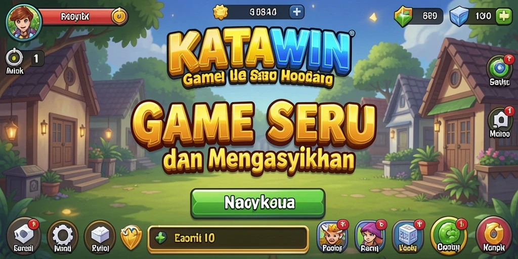 Tampilan gameplay KATAWIN yang menarik dan mendebarkan.