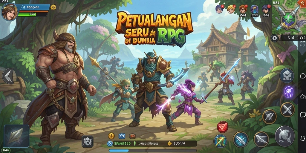 Gameplay menarik dan seru dalam dunia RPG RR44.