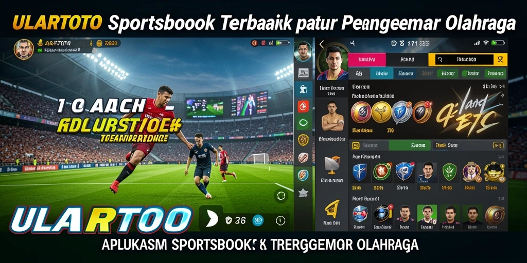 Screenshot utama ULARTOTO menampilkan antarmuka taruhan olahraga yang interaktif.