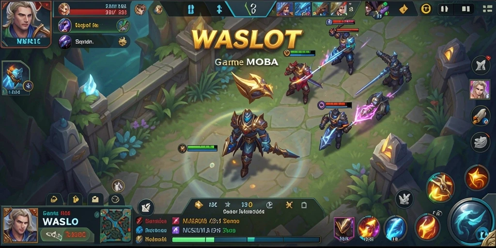 Tampilan menarik dari gameplay seru WASLOT.