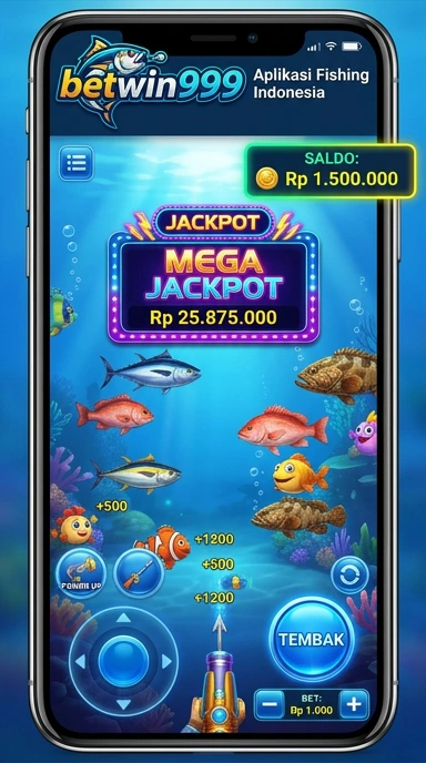 Tampilan aplikasi betwin999 di ponsel Android.